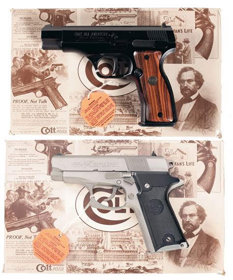 Two Cased Modern Colt Semi Automatic Pistols A Colt Model 2000 All