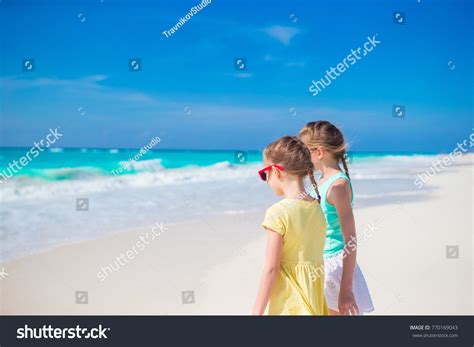 Cute Little Girl Beach During Summer库存照片770169043 Shutterstock