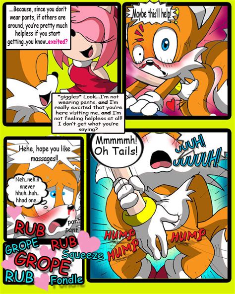 Rule 34 Amy Rose Anthro Blue Eyes Canine Fox Green Eyes Grope Hair