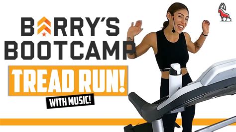 Barrys Bootcamp Treadmill Run Follow Along Youtube