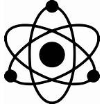 Physics Atom Icon Svg Symbol Nuclear Modell