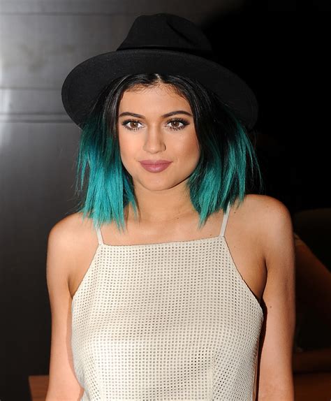 Kylie Jenners Green Hair Color Ideas For 2016 2019 Haircuts