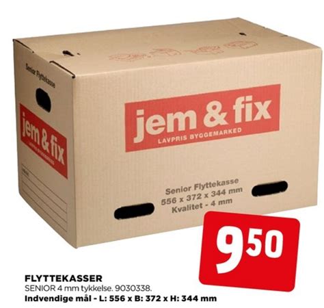 Jem And Fix Flyttekasser Tilbud Hos Jem And Fix