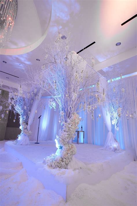 Centerprice Ideas Theme Wedding Weddingstage White Winter Wond