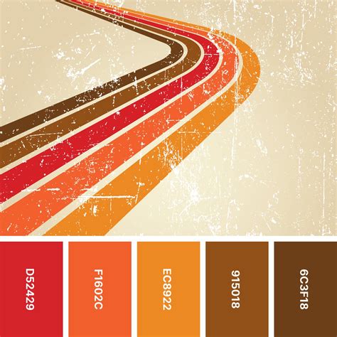31 Retro Color Palettes For Throwback Designs Color Meanings