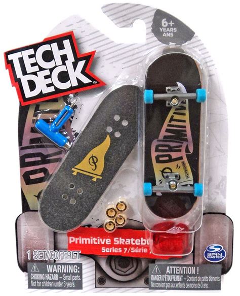Tech Deck Series 7 Primitive Skateboarding 96mm Mini Skateboard Spin