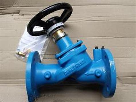 Cast Iron Flanged Pn16 Double Regulating Valve With Test Point Spw