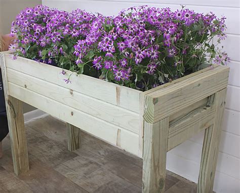 Made from high quality australian timber. DIY Elevated Planter Box - Crafty House