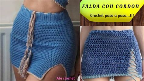 Como Tejer Falda A Crochet 🧶💯 Fácil 👌 In 2023 Crochet Tops Elida