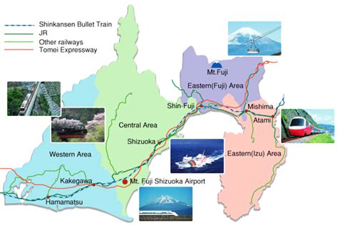 Jr Shinkansen And Other Railways In Shizuoka