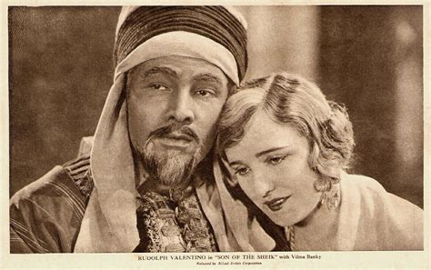 Agnes Ayres And Rudolph Valentino In Son Of The Sheik 1926 A Photo