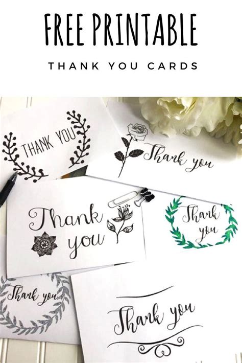Printable Business Thank You Cards