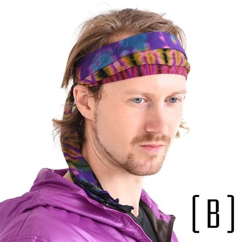 Hippie Headband Tie Dye Bandana Yoga Boho Fashion Retro Etsy Uk