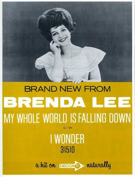 June 1963 Brenda Lee Decca Record Ad Brenda Lee Songs Ads
