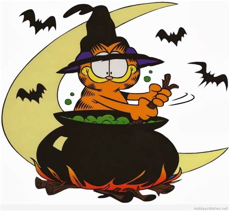 Halloween Black Cat Cartoon