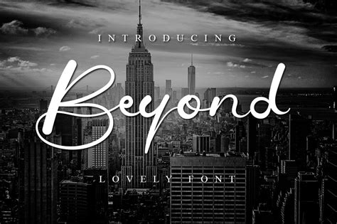 Beyond Font By Eddygoodboy · Creative Fabrica