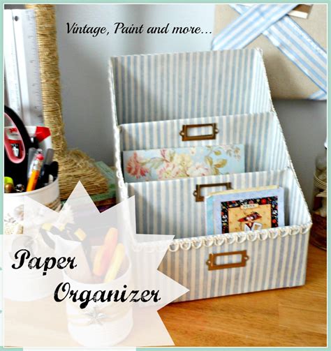 Diy Paper Organizer Paper Organization Diy Paper Paper Organization Diy
