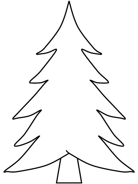 Christmas Tree Outlines - Cliparts.co