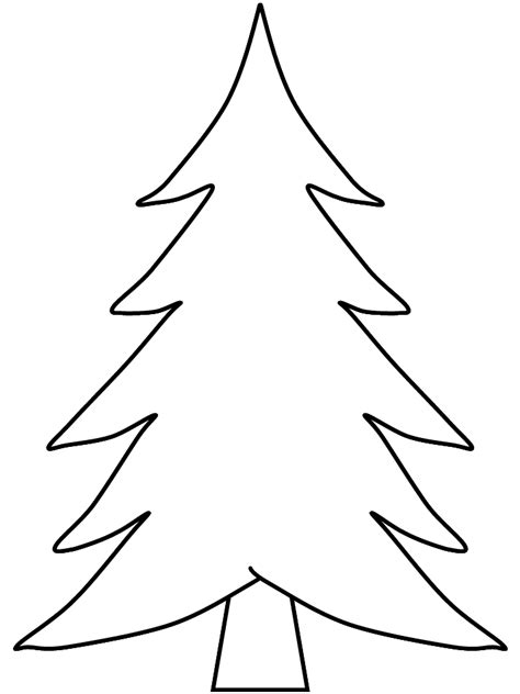 Christmas Tree Line Drawing