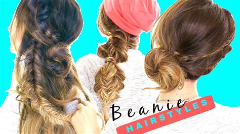 3 Cute Back To School Hairstyles Easy Beanie Braids For