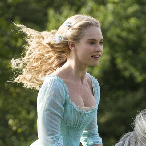 First Look At Lily James In Disneys Cinderella Cbr