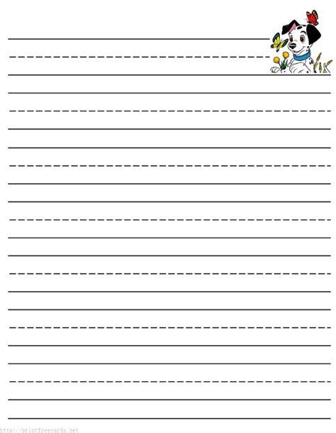 Free primary writing papers both with picture and all lines 236305 kids printing paper kids coloring page cavasecreta 710915. Dogs and puppy free printable stationery for kids, Primary lined pets dogs theme free printable ...