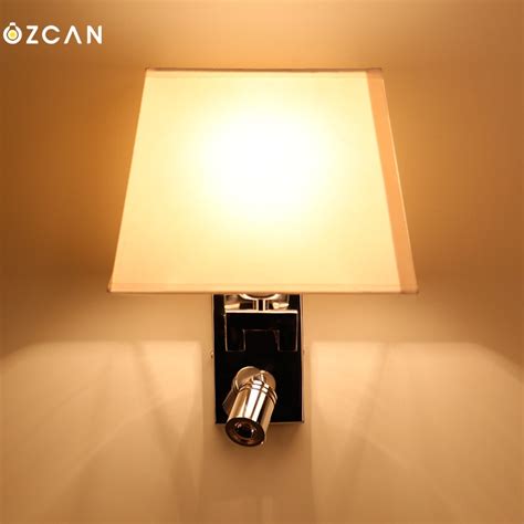 Install the plug in wall lamps for bedroom every 5 or 6 feet in a rectangular pattern on the ceiling, for example. Led bedroom wall lamp bed lighting double slider walls ...