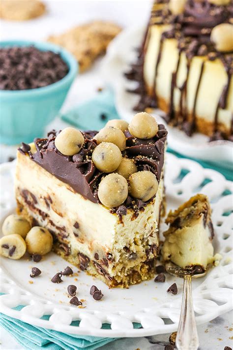 Chocolate Chip Cookie Dough Cheesecake Life Love And Sugar