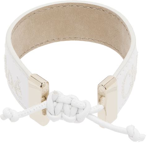 Chloé White Woody Bracelet