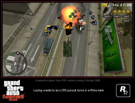 Gta Chinatown Wars Psp Port Release Date Is October 20 2009