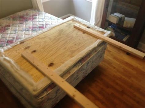 The camden bed frame seemed the next step was to connect the footboard and the headboard using the longer pieces of tube and roy started adding the tube from one side, working. How To Attach A Homemade Headboard To A Bed Frame