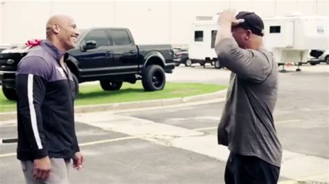 Dwayne Johnson Surprises Stunt Double With Brand New Truck Abc News