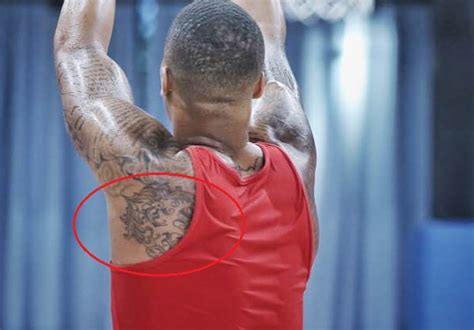 Damian lillard meets a tattoo of himself. Damian Lillard's 18 Tattoos & Their Meanings - Body Art Guru