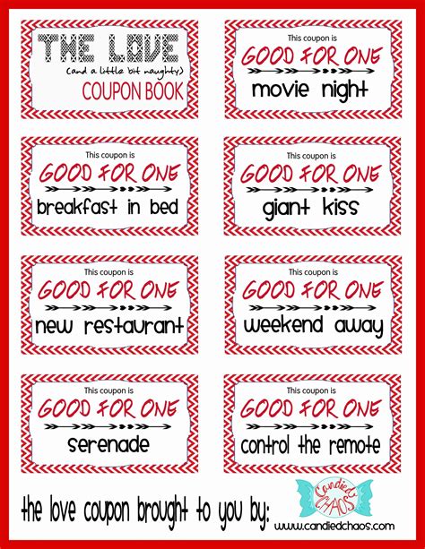 Free Printable Love Coupons For Him Template Free Printable Templates