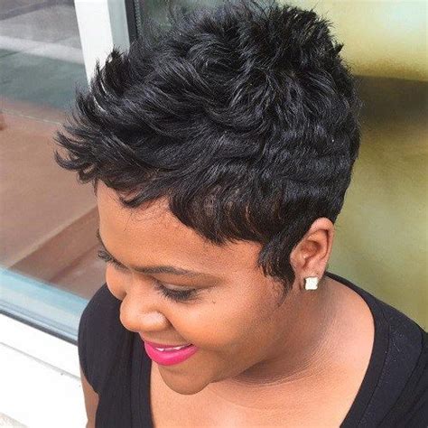 Black hair is not always the easiest to handle as it can be both a blessing and a pain to style. Pin on Short Hair Styles