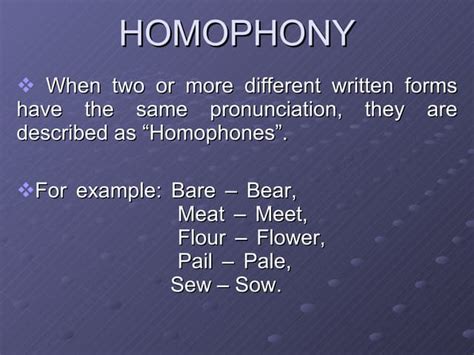 Homophony By Asif Ppt