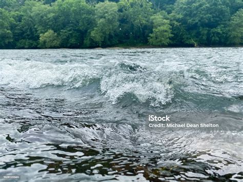 Catching A Wave On The Chattahoochee River Stock Photo Download Image