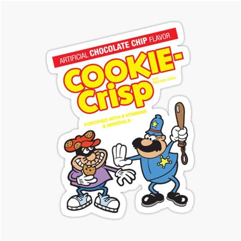 Cookie Crisp Cereal Sticker By Lawrencey249 Redbubble