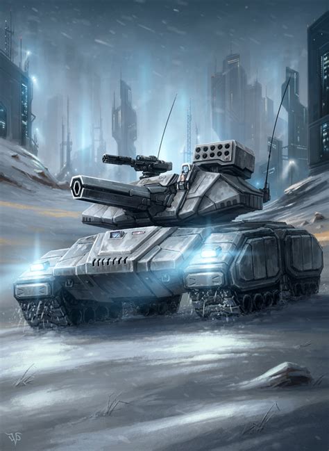 Artstation Battle Tank Dmitriy Leonovich Sci Fi Tank Battle Tank