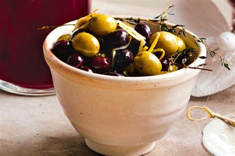 Warm Lemon And Herb Olives Recipe Au