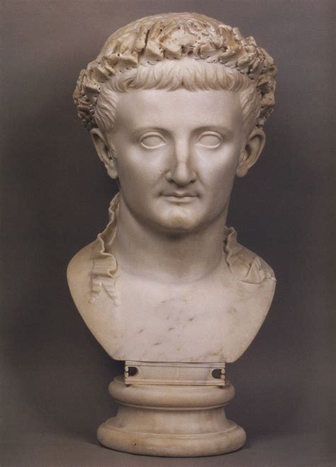Emperor Tiberius Roman Bust Marble 1st Century Ad Musée Du Louvre