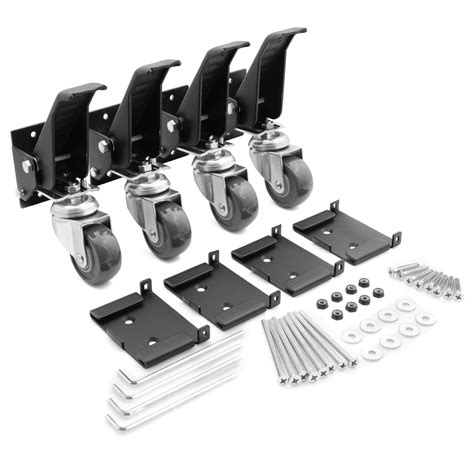 Buy Workbench Caster Kit 4 Heavy Duty Retractable Casters With 4 Pin