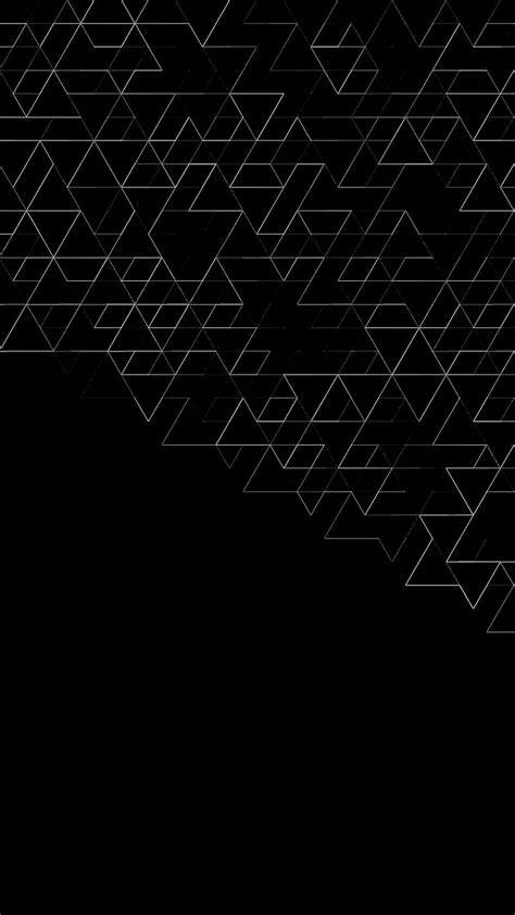 Geometric Patterns Black Background