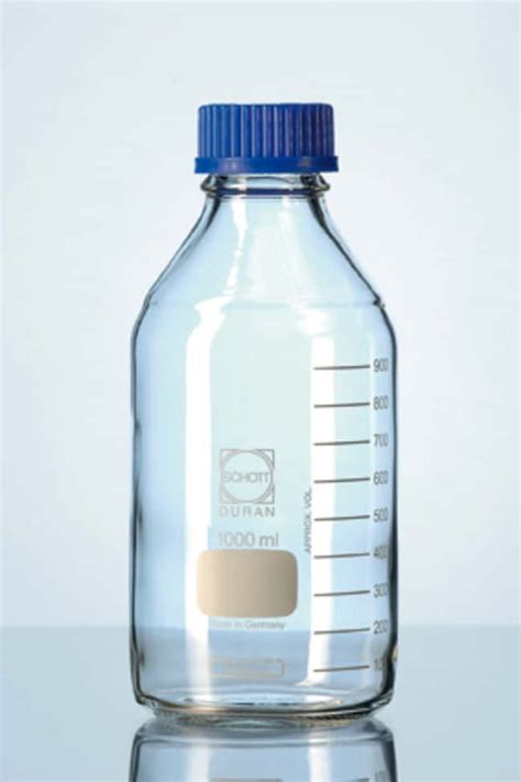 Dwk Life Sciences Duran Gl 45 Laboratory Glass Bottles With Pp Screw Cap And Pouring Ring