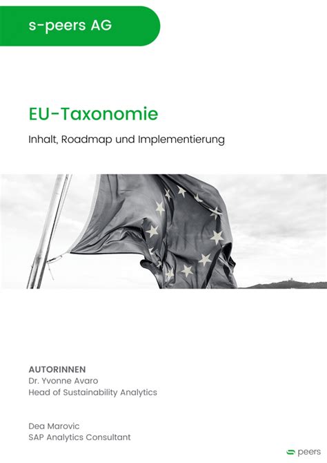 👨‍⚖️⚖️🏢eu Taxonomie Richtlinien In Ihrem Unternehmen Implementieren