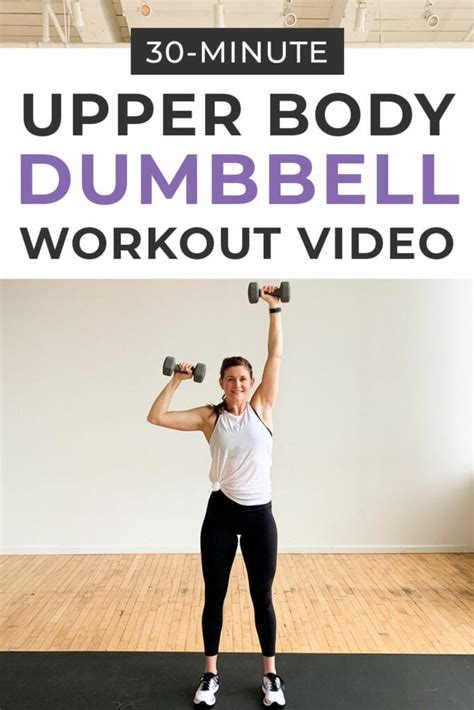 20 Minute Upper Body Dumbbell Workout At Home