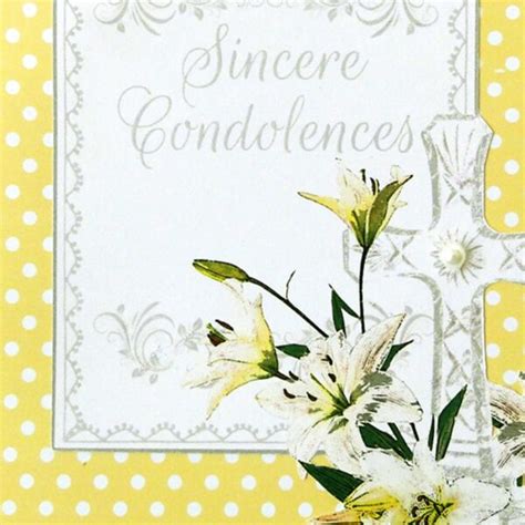 Sincere Condolences Card Embellished Handmade Card Paradis Terrestre