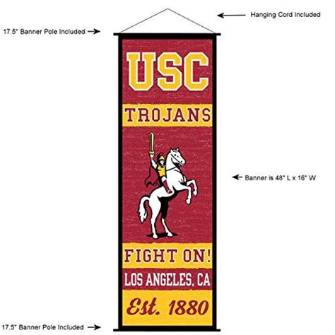 Usc Trojans Banner And Scroll Sign Wincraft Dp