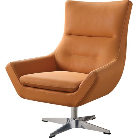 Find your perfect designer armchair at made.com. Acme Furniture 59733 Eudora Accent Chair Orange Leather ...