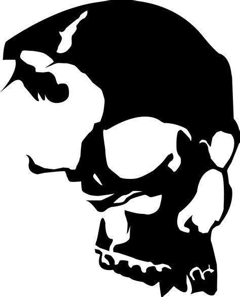 Skull Clipart For Stencils